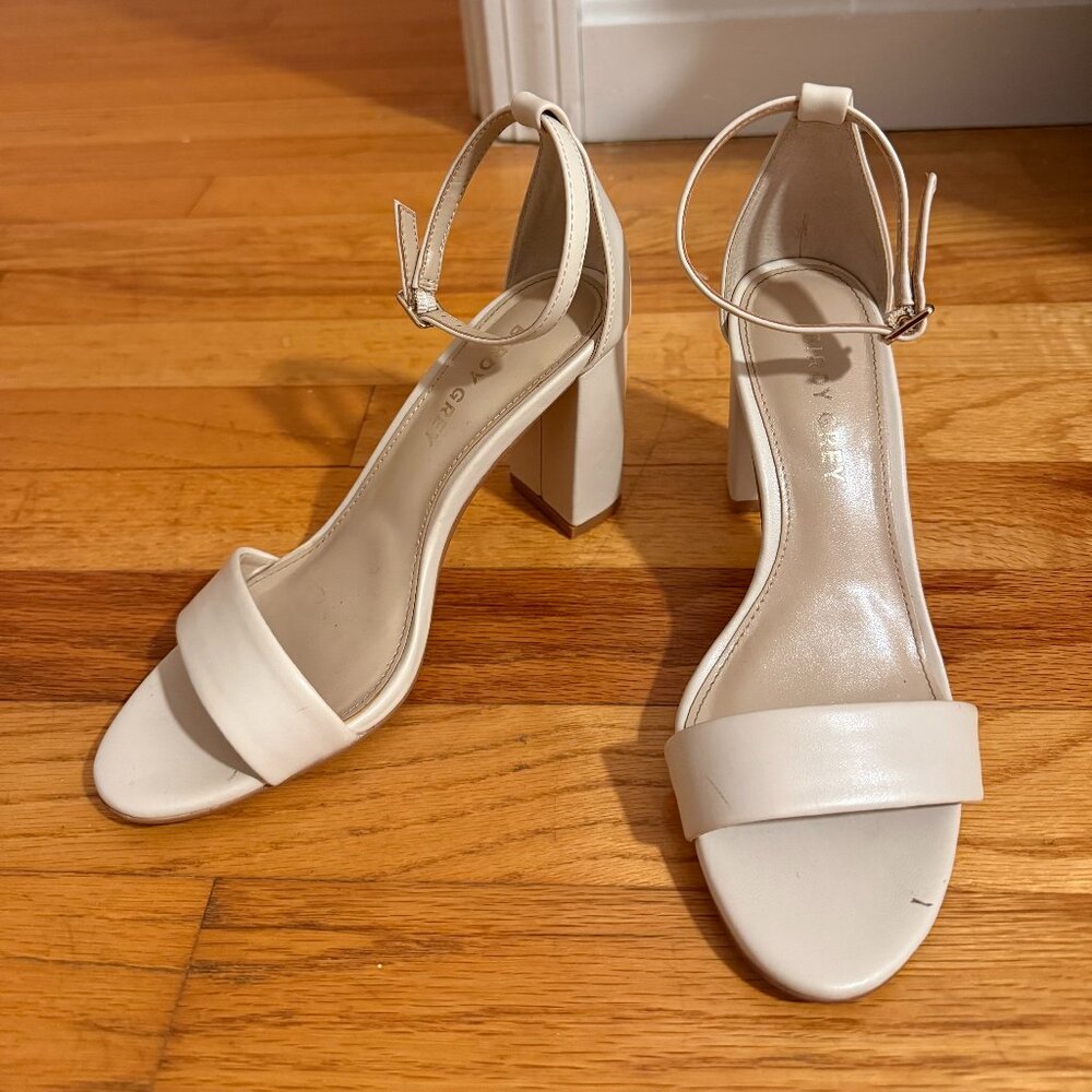 Bird Grey Almond Bridesmaid Heels